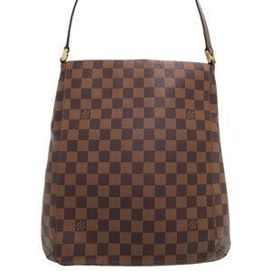 Louis Vuitton Damier Ebene Brown Musette Shoulder Bag